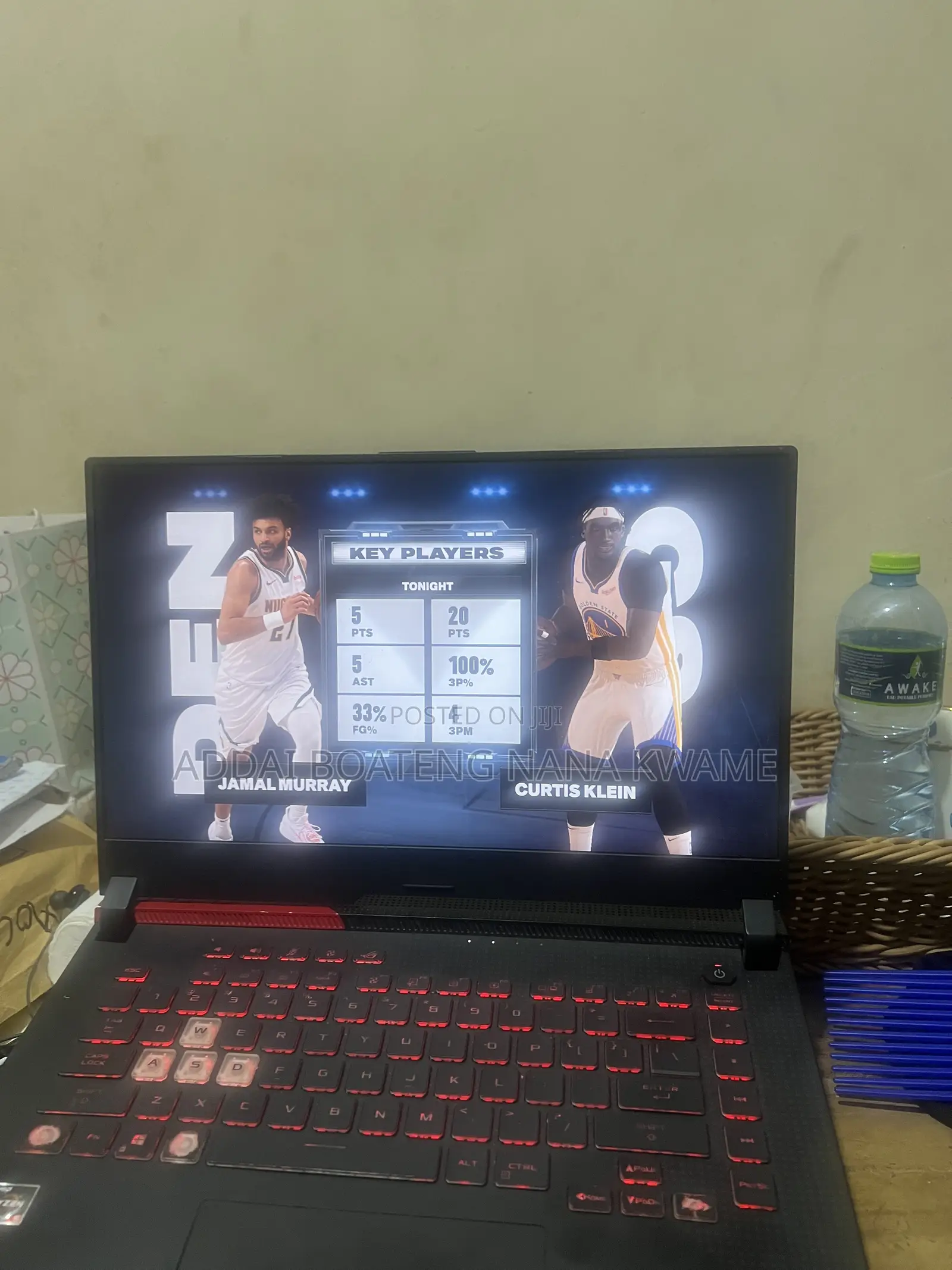 Laptop Asus ROG Strix G15 G512 16GB AMD Ryzen 5 SSD 512GB