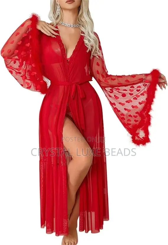 Beautiful Oplxuo Sexy Robe Nightwear
