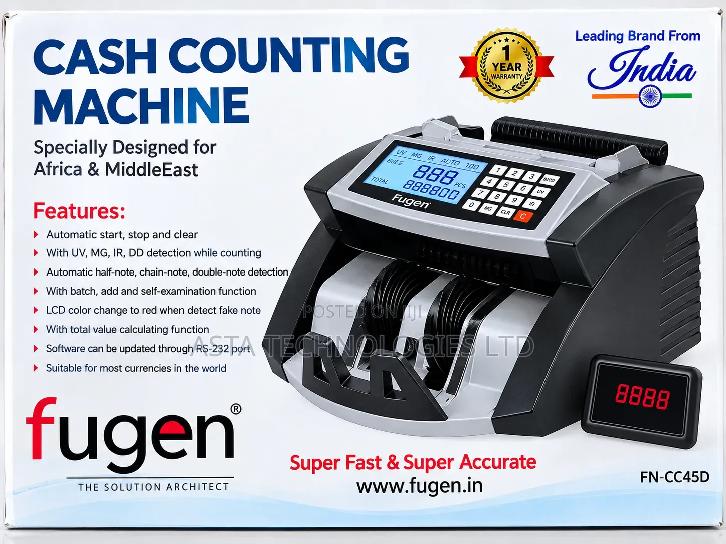 Cash Counting Machine- FN-CC45D