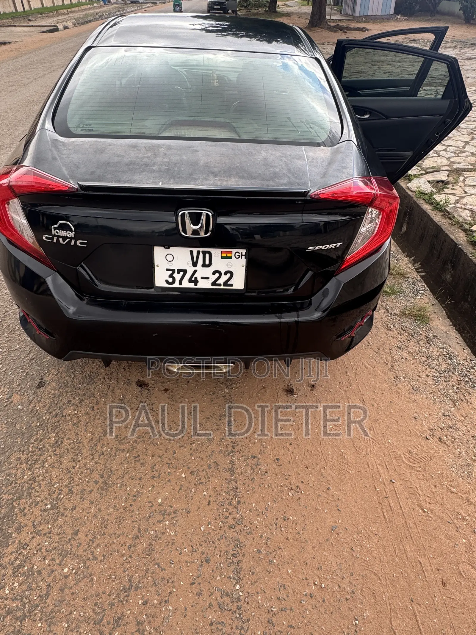 Honda Civic Sport Hatchback 2020 Black