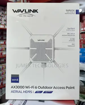 WAVELINK AX3000 Wi-Fi 6 Outdoor Access Point WITH POE WL-WN588HX3