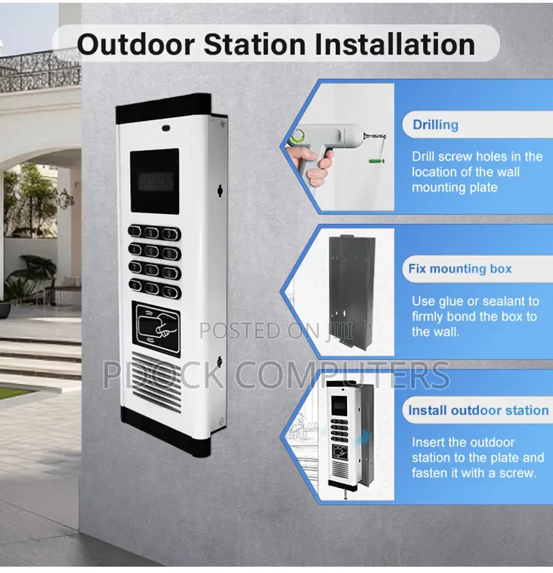 Generic Digital AUX-D52 Multi-Apartment Audio Intercom Outdoor Station