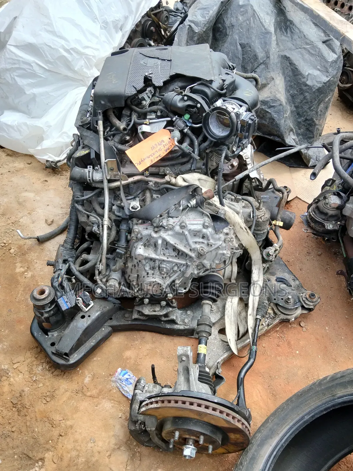 2013 ~ 2016 Nissan Pathfinder Complete Engine With AWD Transmission