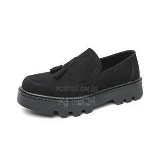 Suede Tassel Loafer