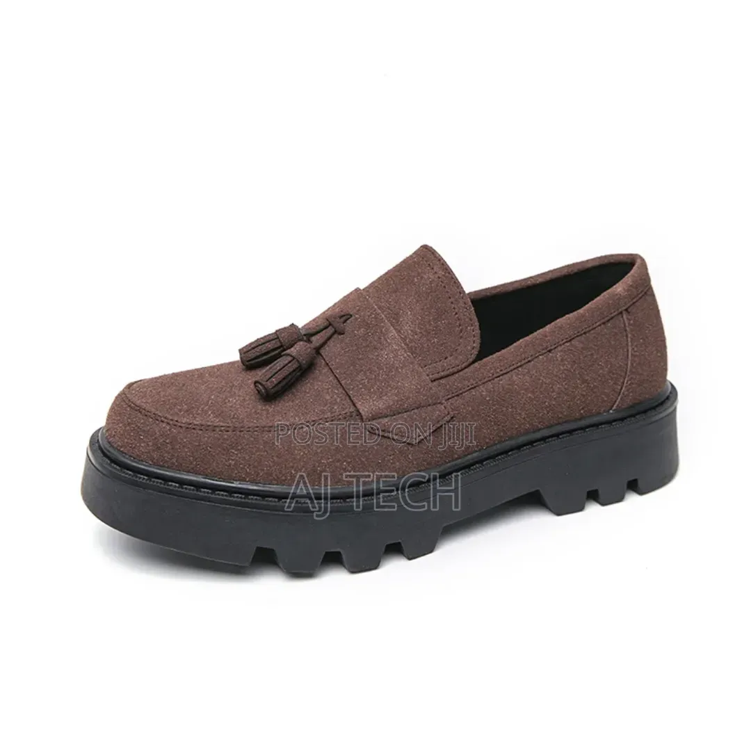 Suede Tassel Loafer