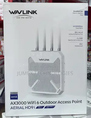 WAVELINK AX3000 WiFi 6 Outdoor Access Point AERIAL HD9 WL-WN573HX3