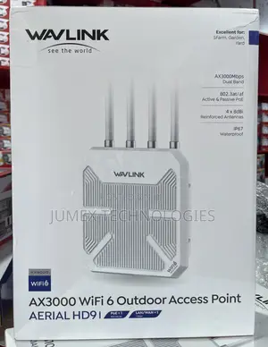 WAVELINK AX3000 WiFi 6 Outdoor Access Point AERIAL HD9 WL-WN573HX3