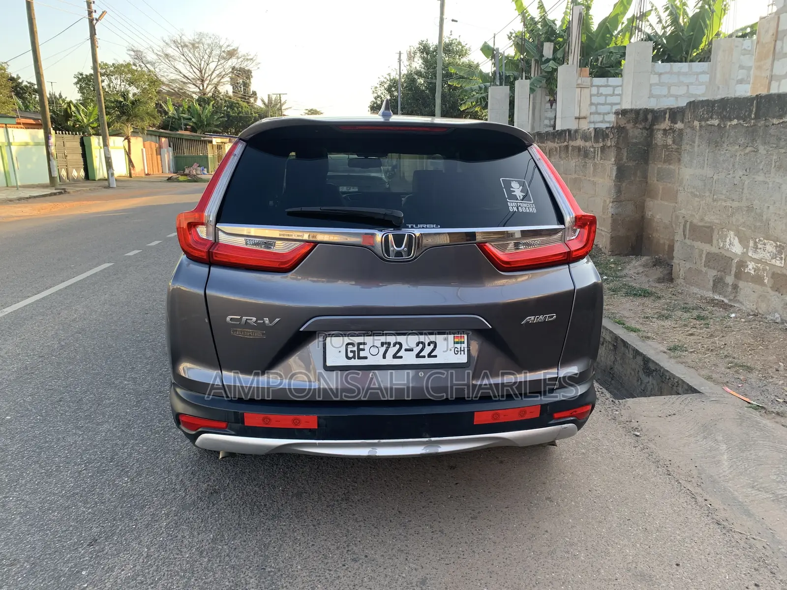 Honda CR-V Touring AWD 2018 Gray