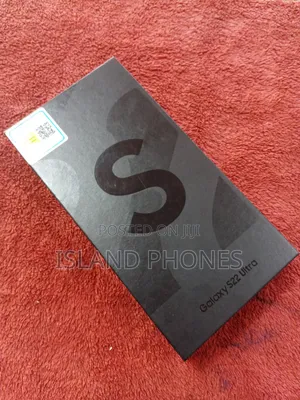 New Samsung Galaxy S22 Ultra 5G 128 GB Black