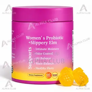 Women’s Probiotic + Slippery Elm Gummies – 60 Gummies