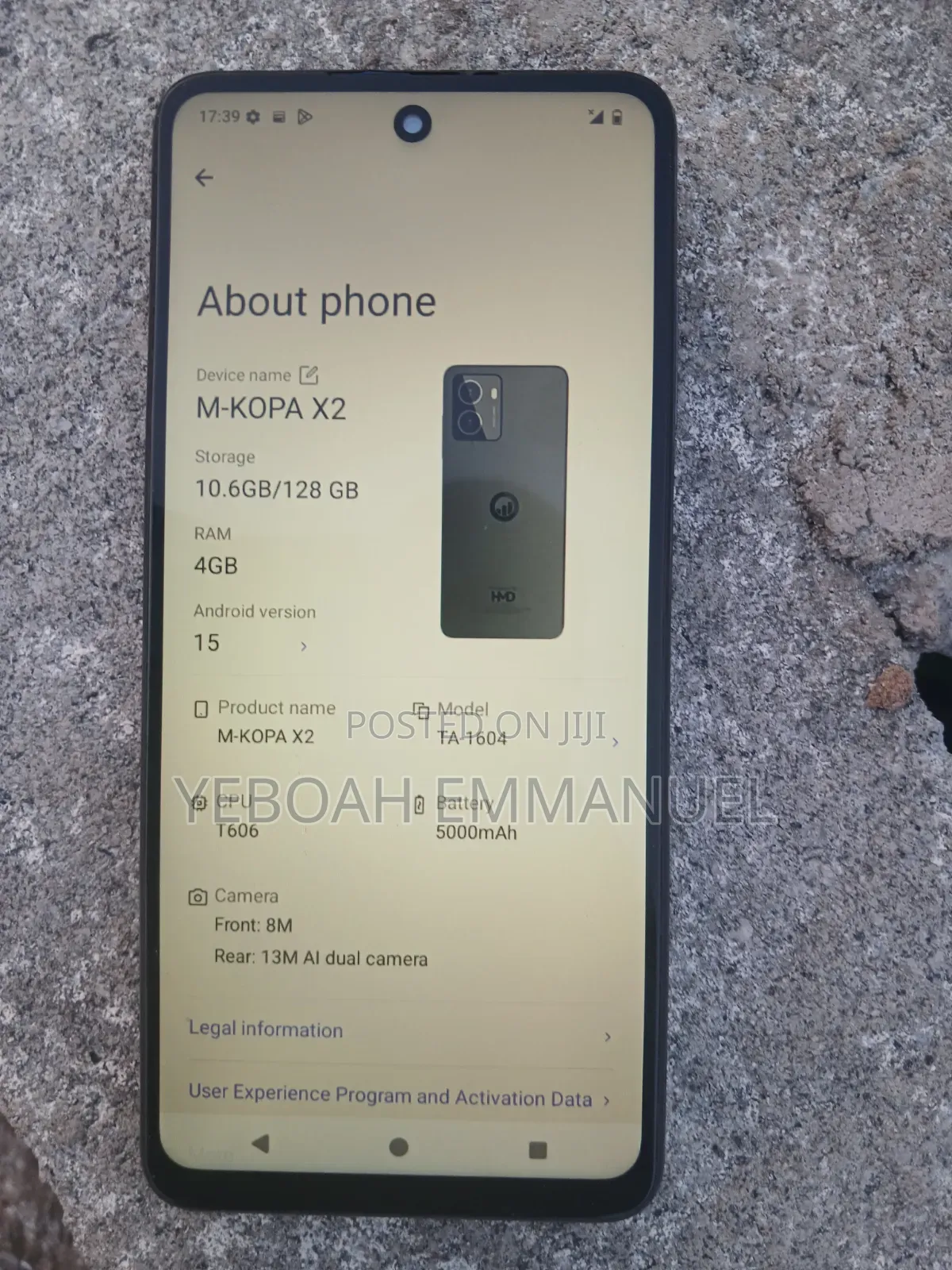 HMD Pulse+ 128 GB Black