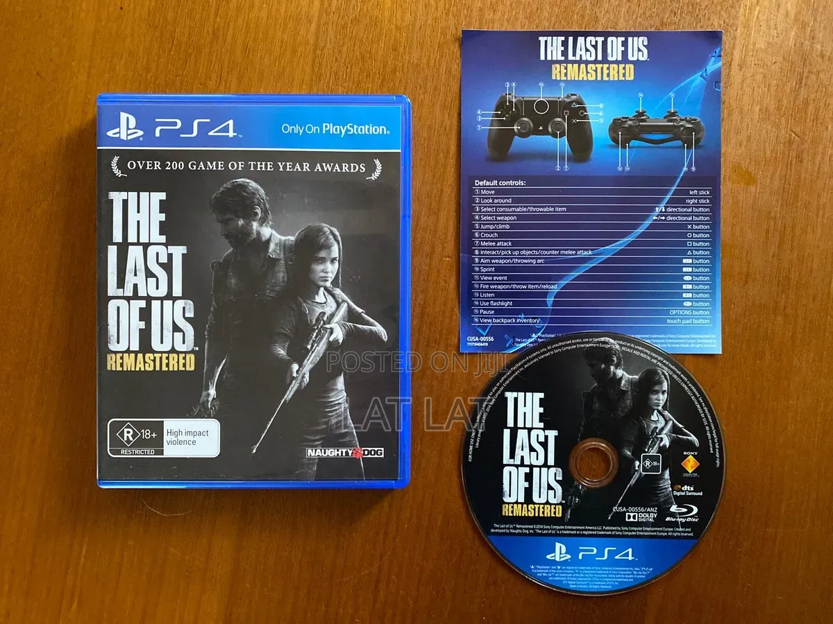 Last of Us Remastered Disc