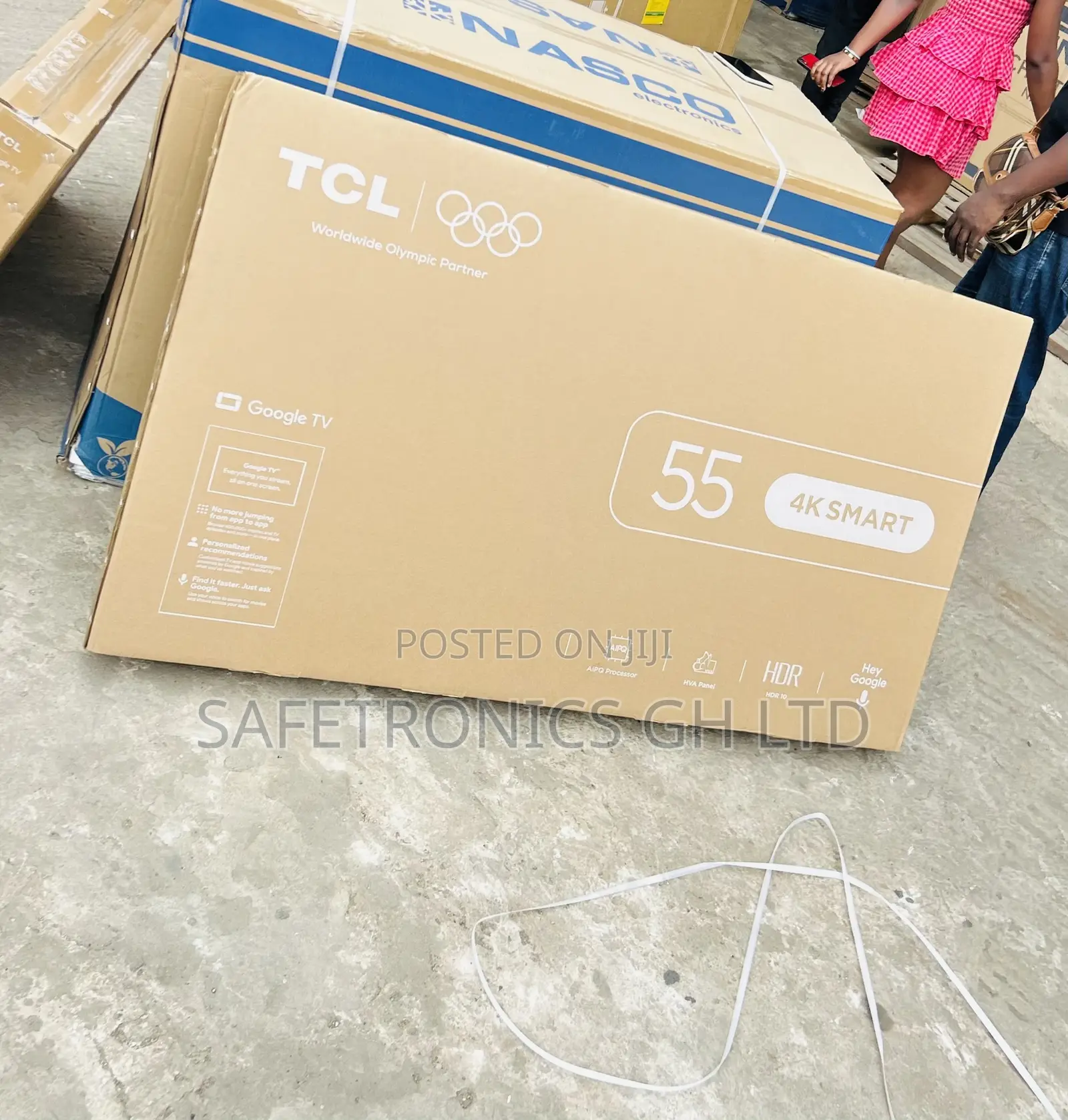 Trust Perfect Smart Uhd Android Frameless Led TCL 55 Inch TV