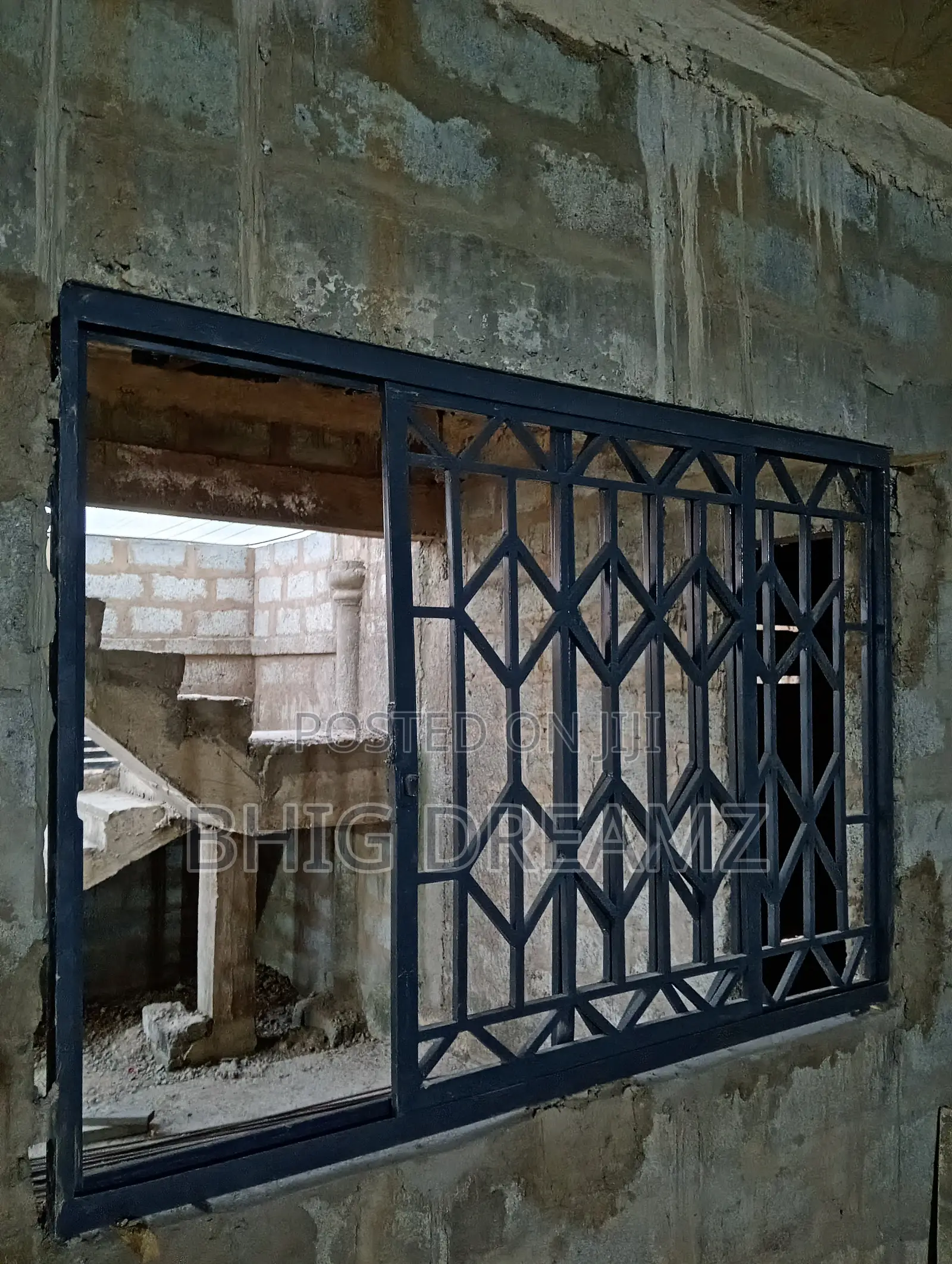 Burglar-Proof Sliding Metal Window