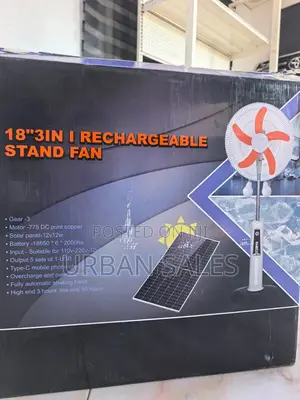 Solar Floor Fan