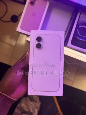 New Apple iPhone 16 128 GB Pink