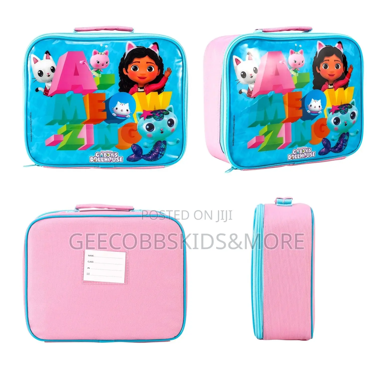 Gabby’s Dollhouse Kids Insulated Lunch Bag