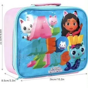 Gabby’s Dollhouse Kids Insulated Lunch Bag