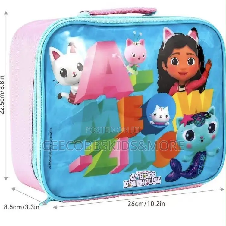 Gabby’s Dollhouse Kids Insulated Lunch Bag