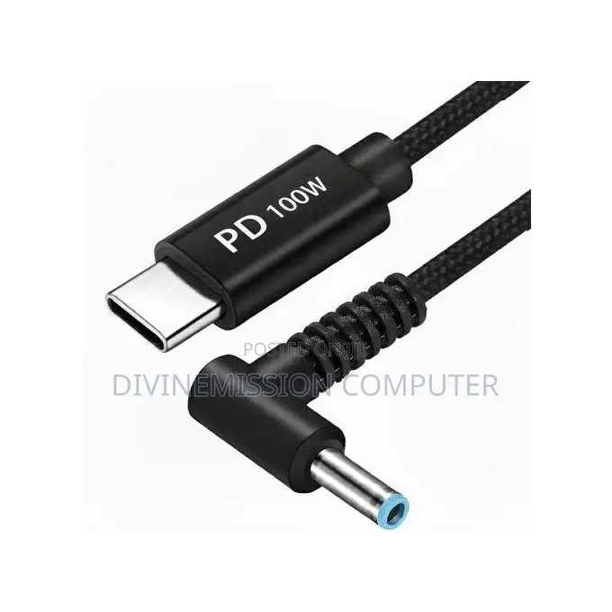 Type C to HP Blue Pin Cable, 100w