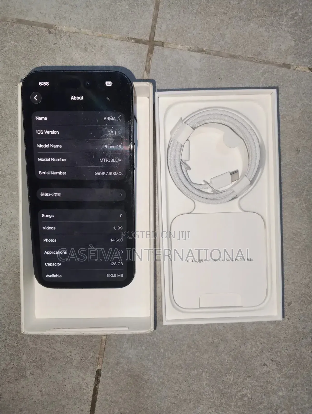 Apple iPhone 15 128 GB Black