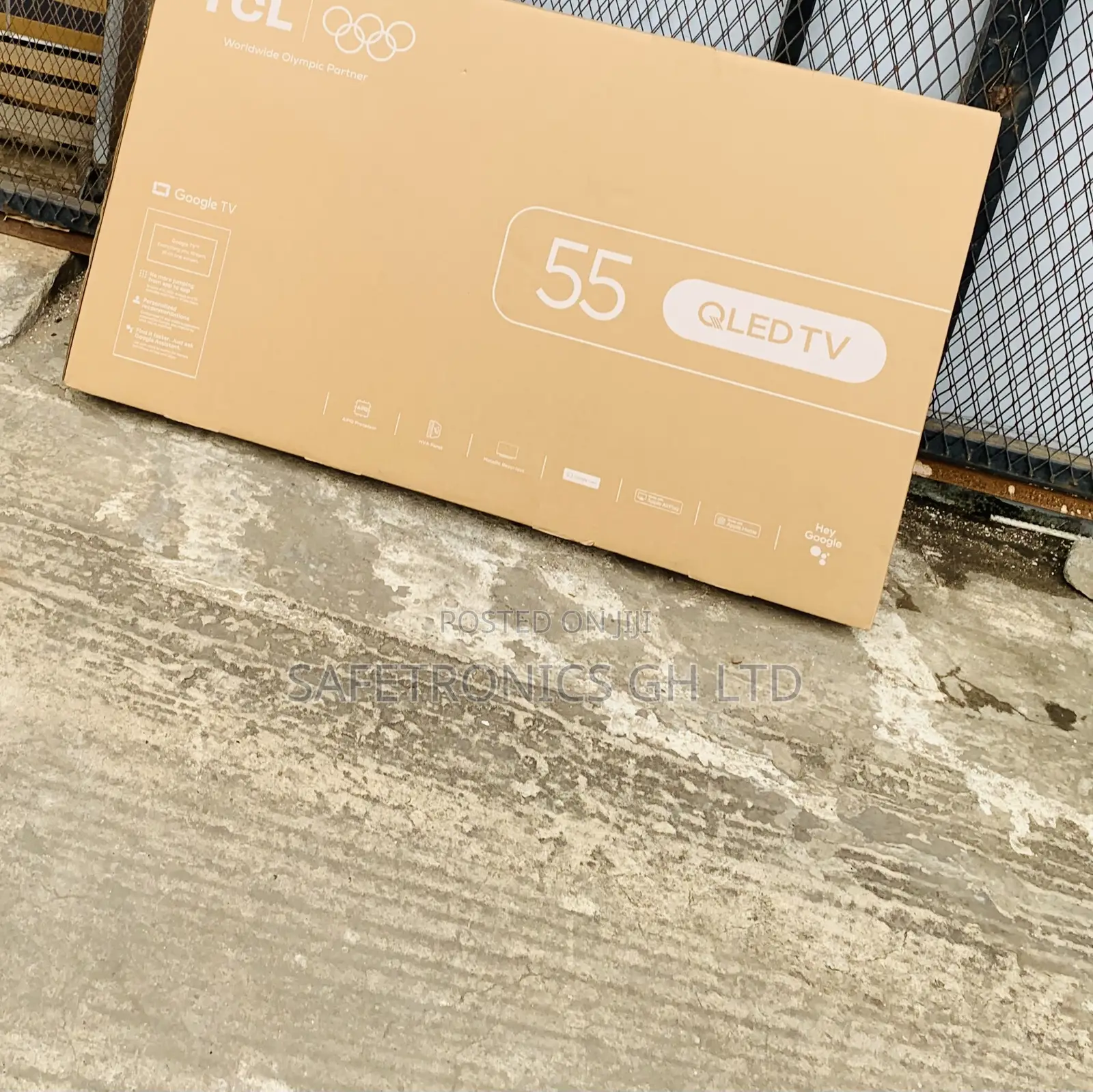 Massive New Smart Uhd TCL Android Frameless Qled 55 Inch TV