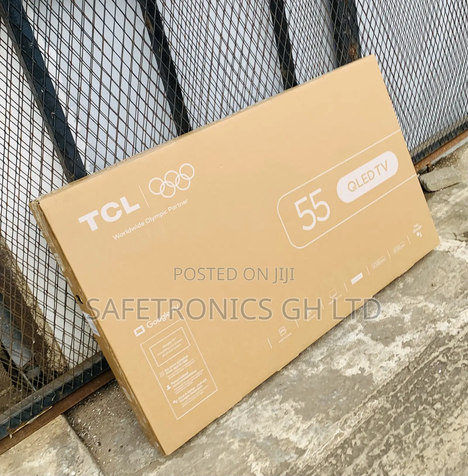 Massive New Smart Uhd TCL Android Frameless Qled 55 Inch TV