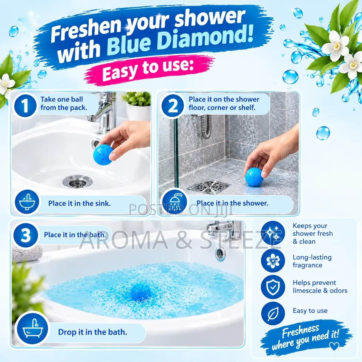 Blue Diamond Freshener
