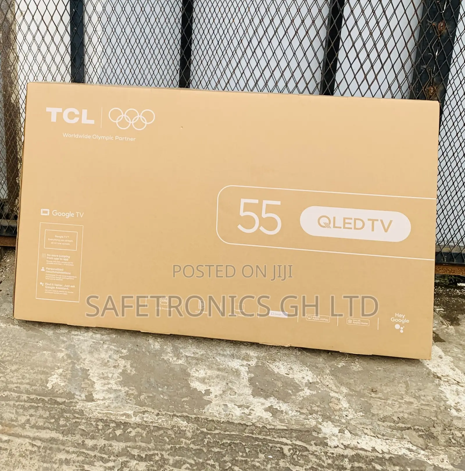 Sealed in Box 65 Inch Qled Smart Uhd TCL Android Frameless TV