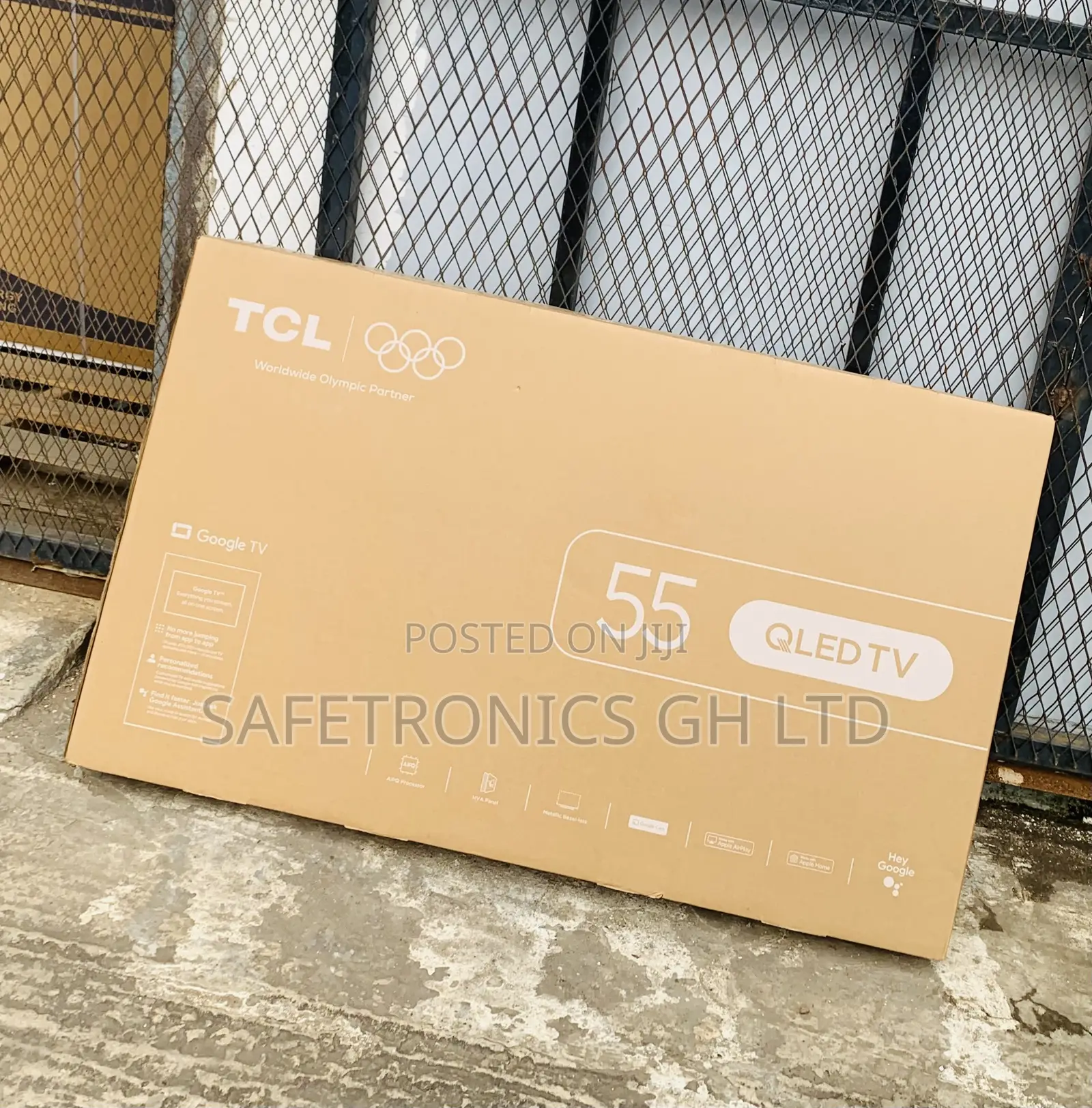 Sealed in Box 65 Inch Qled Smart Uhd TCL Android Frameless TV