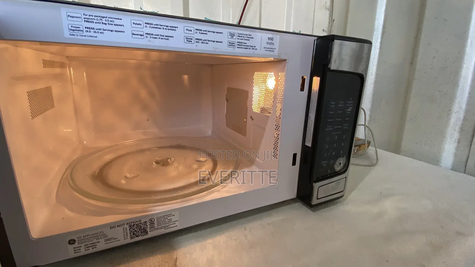 Heavy Duty GE 25L Microwave – Professionally Upgraded to 230V!