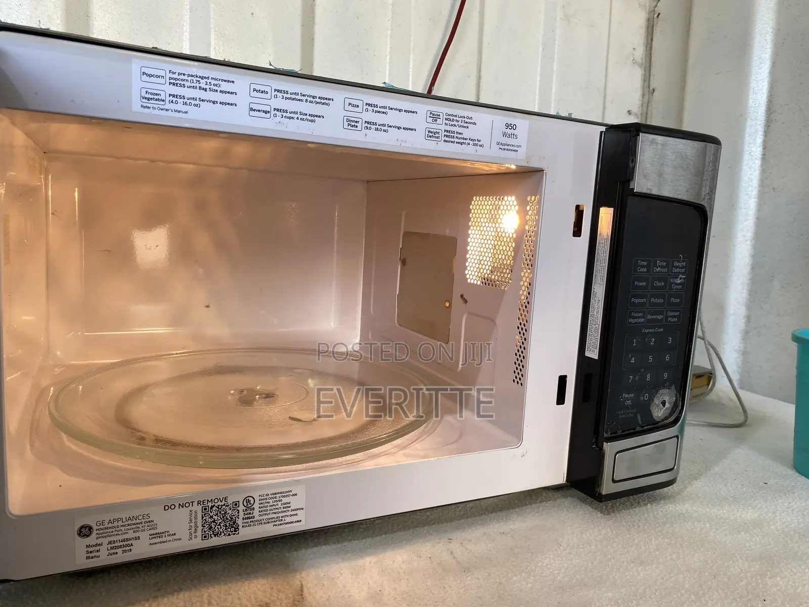Heavy Duty GE 25L Microwave – Professionally Upgraded to 230V!