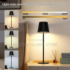 Rechargeable Table Light With Soft Touch