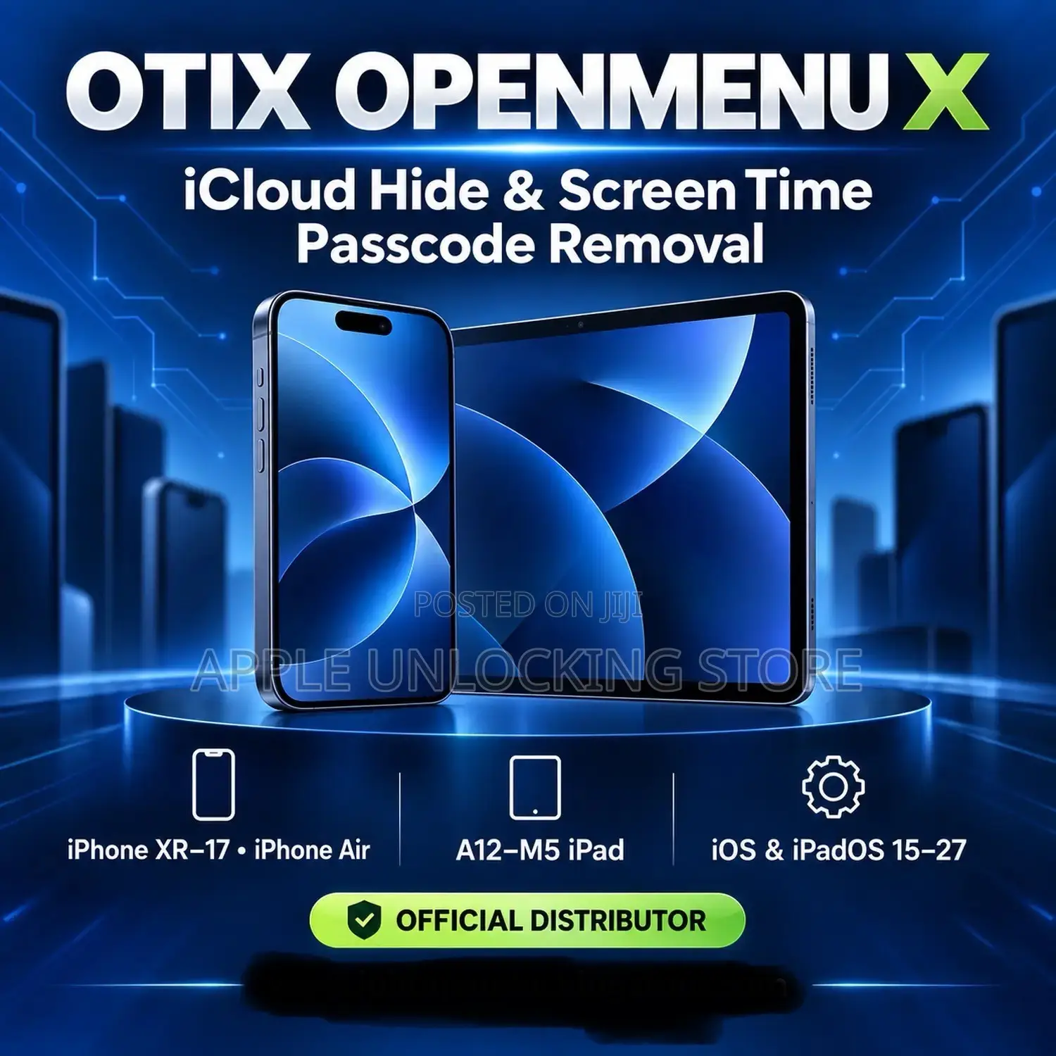 OTIX OPENMENU X – iCloud Hide Screen Time Removal