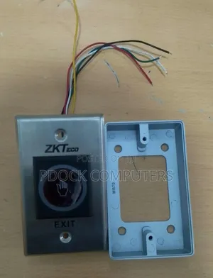 Exit Button TLEB102 Without Remote Zkteco (No Touch), Gang Box Include