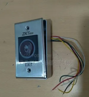 Exit Button TLEB102 Without Remote Zkteco (No Touch), Gang Box Include
