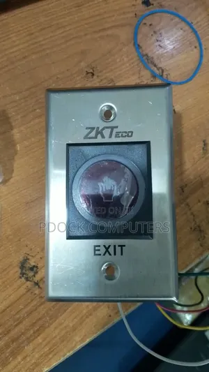 Exit Button TLEB102 Without Remote Zkteco (No Touch), Gang Box Include