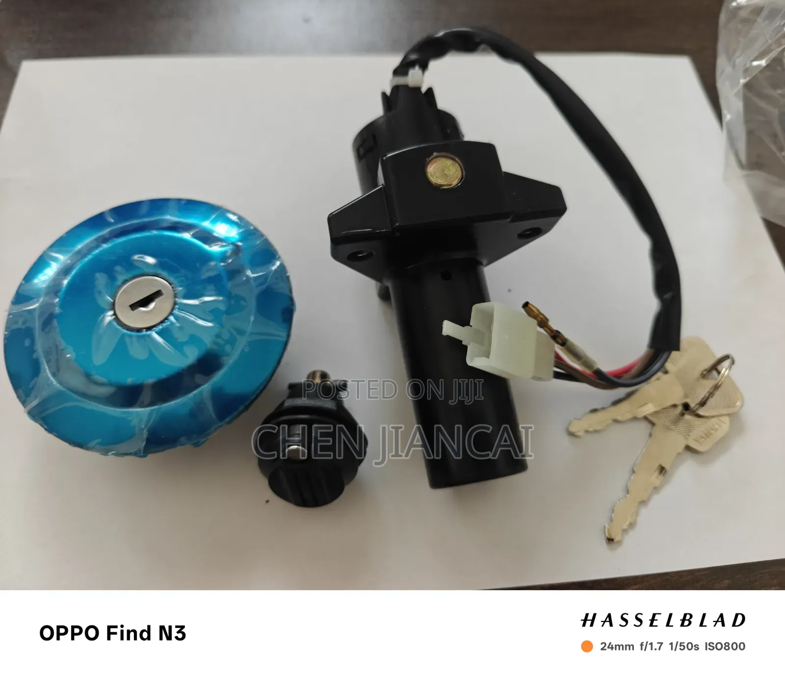 Motorcycle Yamaha YBR 125 Throttle and Ignition Switch Set
