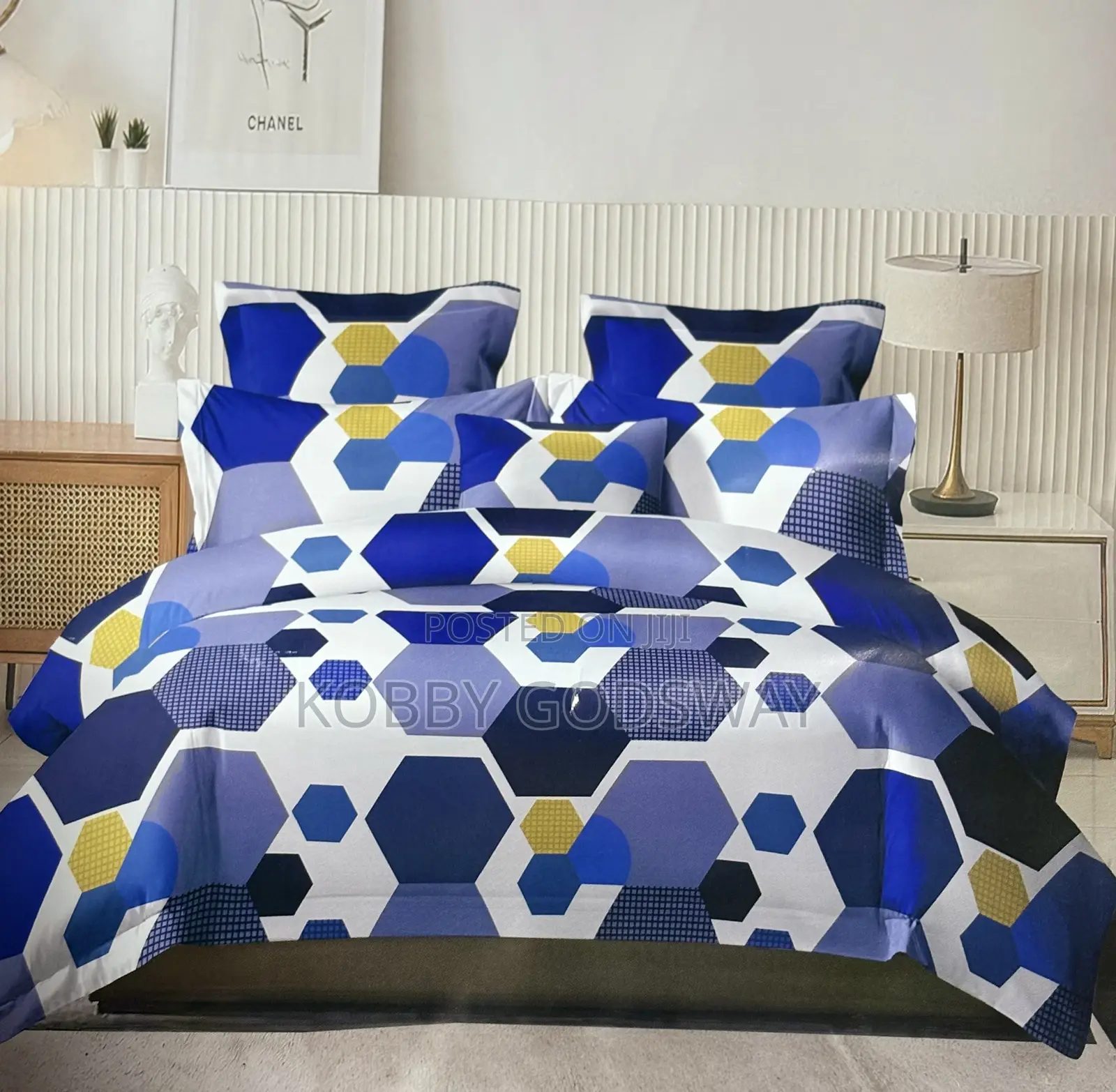 Elegant Kingsize Bedsheets for Sale.[4pcs](Cotton)