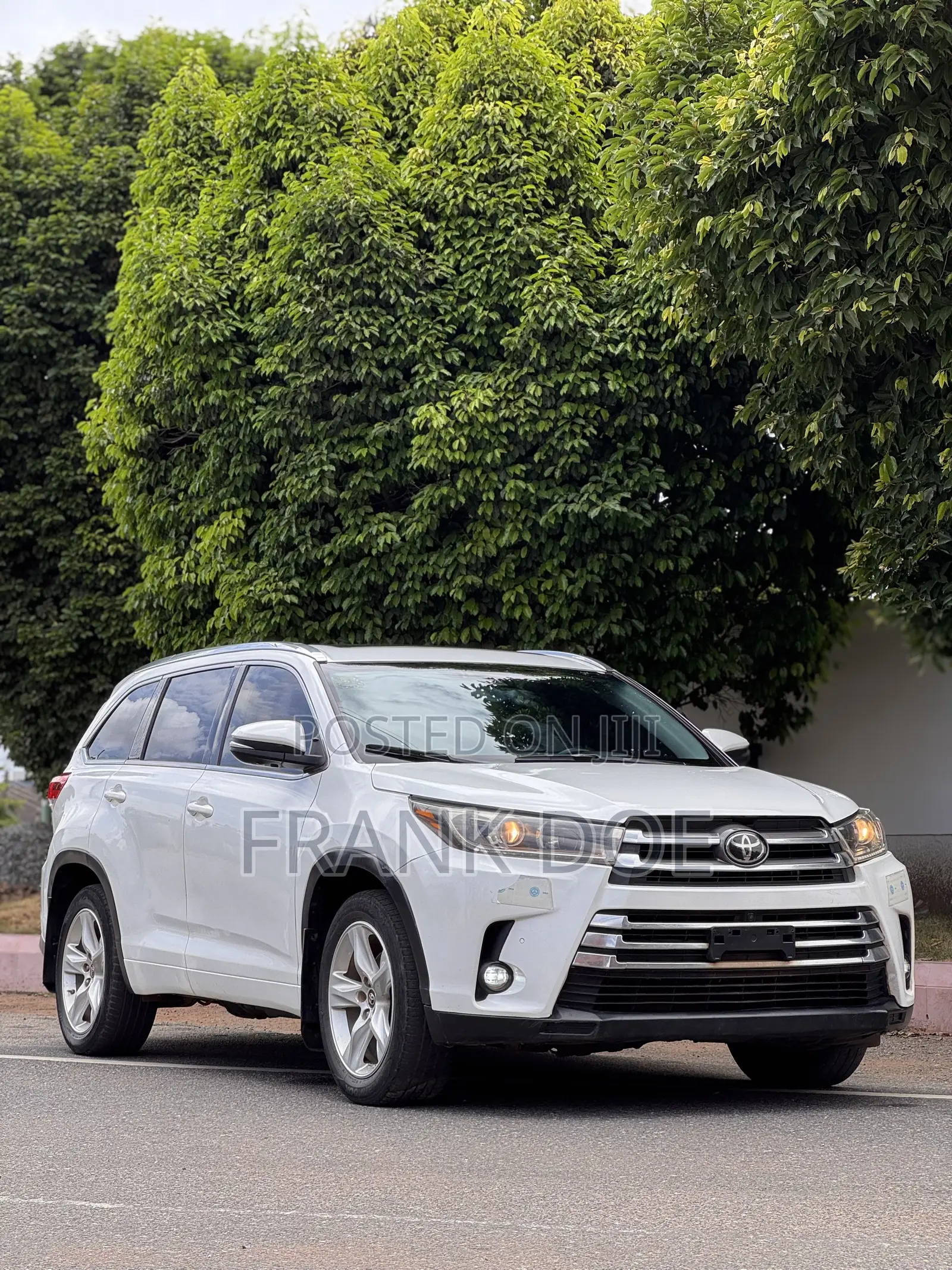 Toyota Highlander Limited Platinum 2019 White