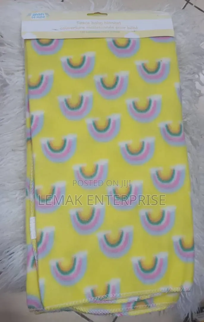 Angel of Mine Yellow Fleece Baby Blankets