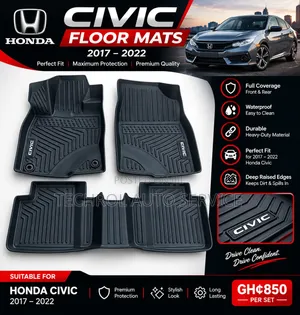 Honda Civic 2017 to 2022 Floor Mat /Carpet