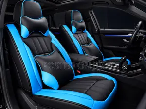Super Luxurious Car Seat Cover With Neck Rest and Throw Pillows