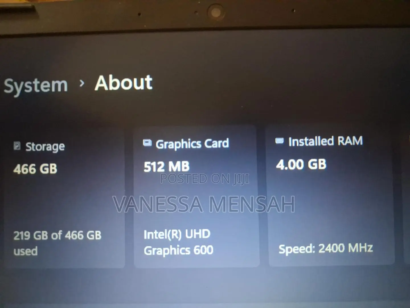 Laptop HP 15 4GB Intel Celeron HDD 500GB