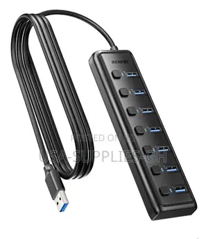 BENFEI USB 3.0 Hub 7-Port USB Splitter With Power on/Off From USA