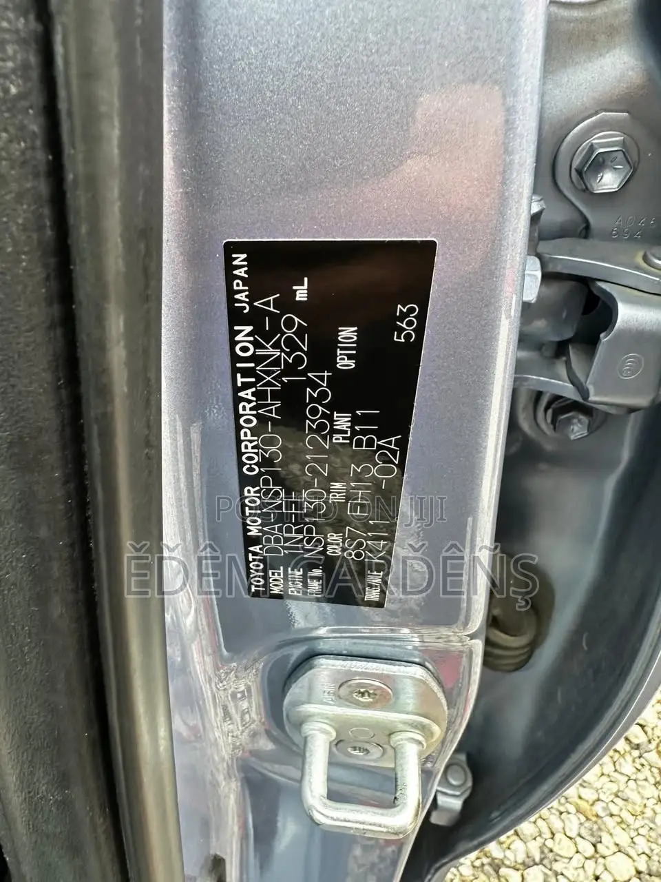 Toyota Vitz 2013 Gray