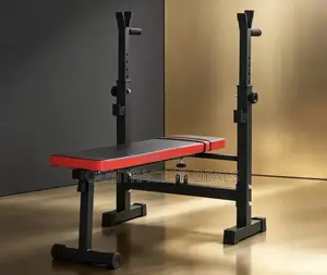 Qontractor Sports Gym Bench Barbell Rack Adjustable