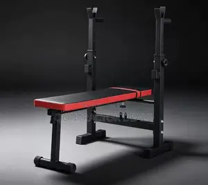 Qontractor Sports Gym Bench Barbell Rack Adjustable
