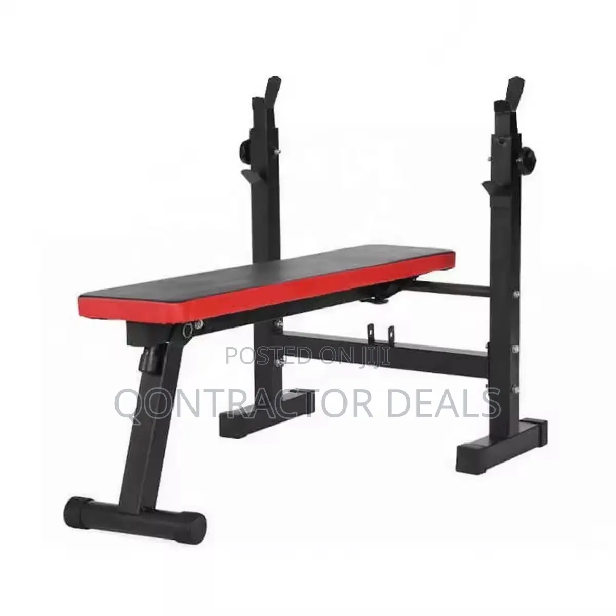 Qontractor Sports Gym Bench Barbell Rack Adjustable
