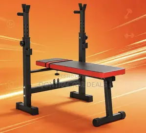 Qontractor Sports Gym Bench Barbell Rack Adjustable